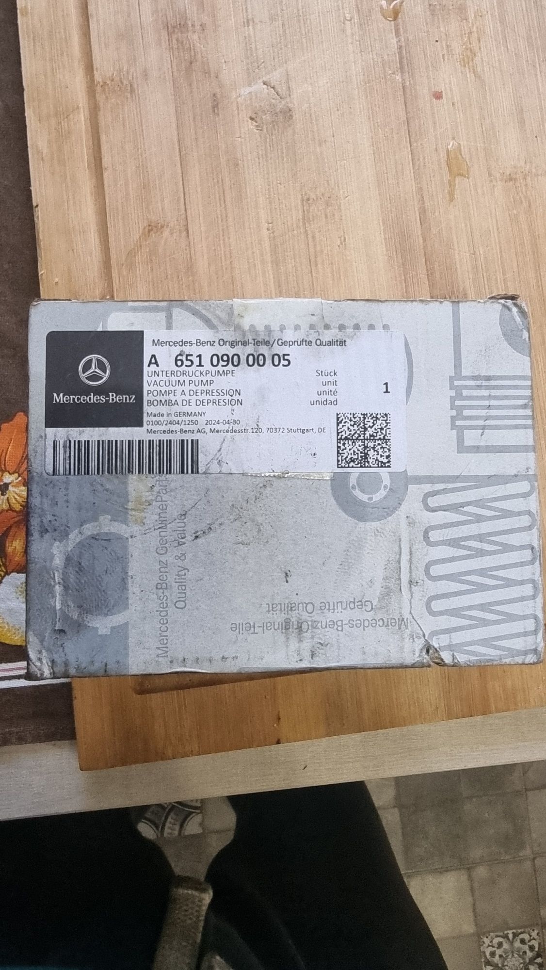 Pompa vacuum originala Mercedes A6510900005