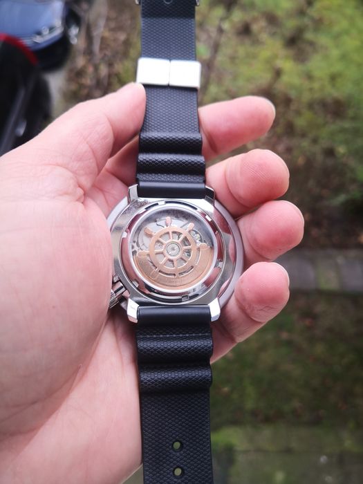 Ceas automatic Seiko Mod Tuna MarineMaster 300 MM300 curea cauciuc