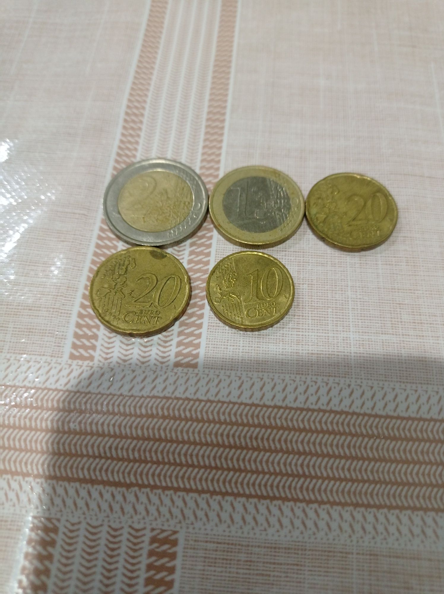 Евро и центы монеты