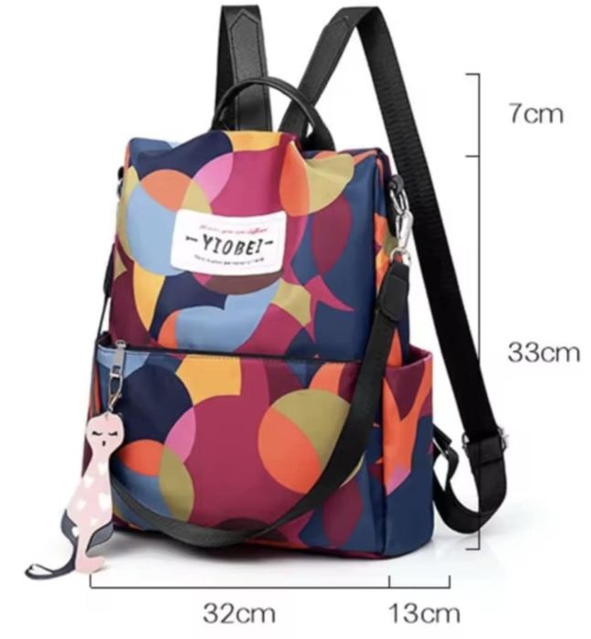 Нова дамска текстилна раница за всекидневна употреба