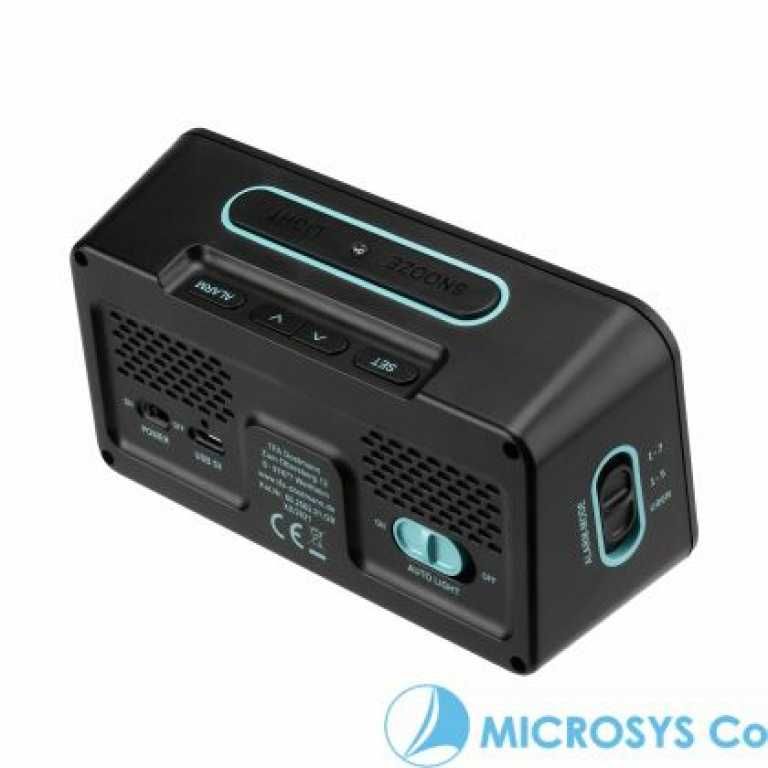 Настолен будилник с термометър и хигрометър BOXX2″ / Арт.№60.2562.01