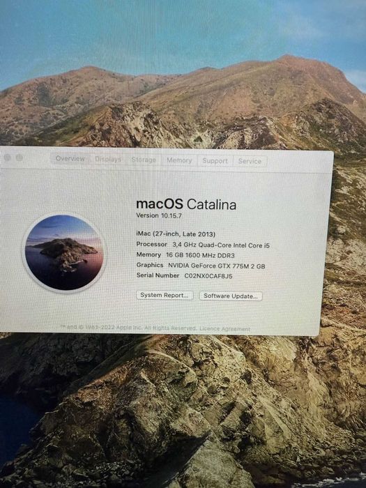 iMac 27'' Retina 2K, 2013