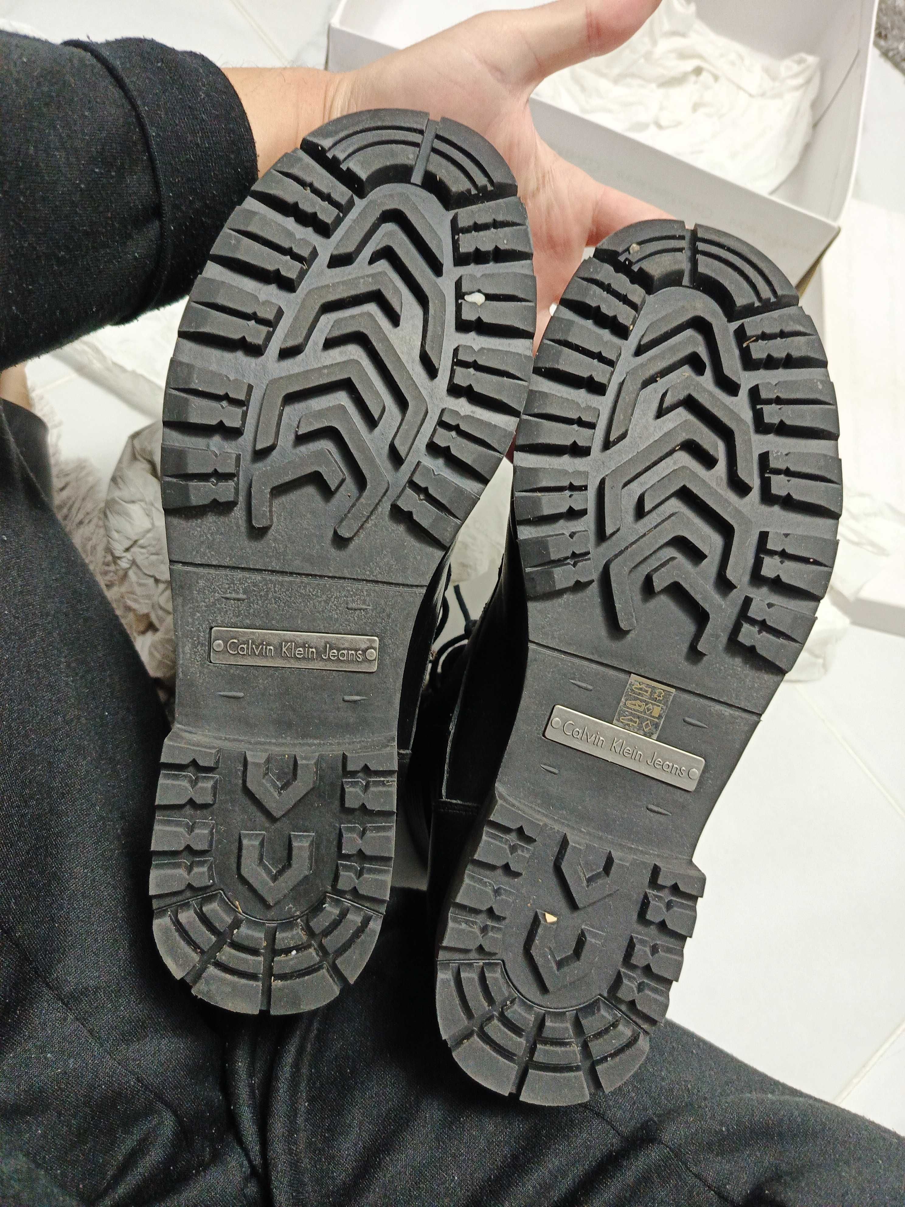 Ghete bocanci CK Calvin Klein piele originali 43