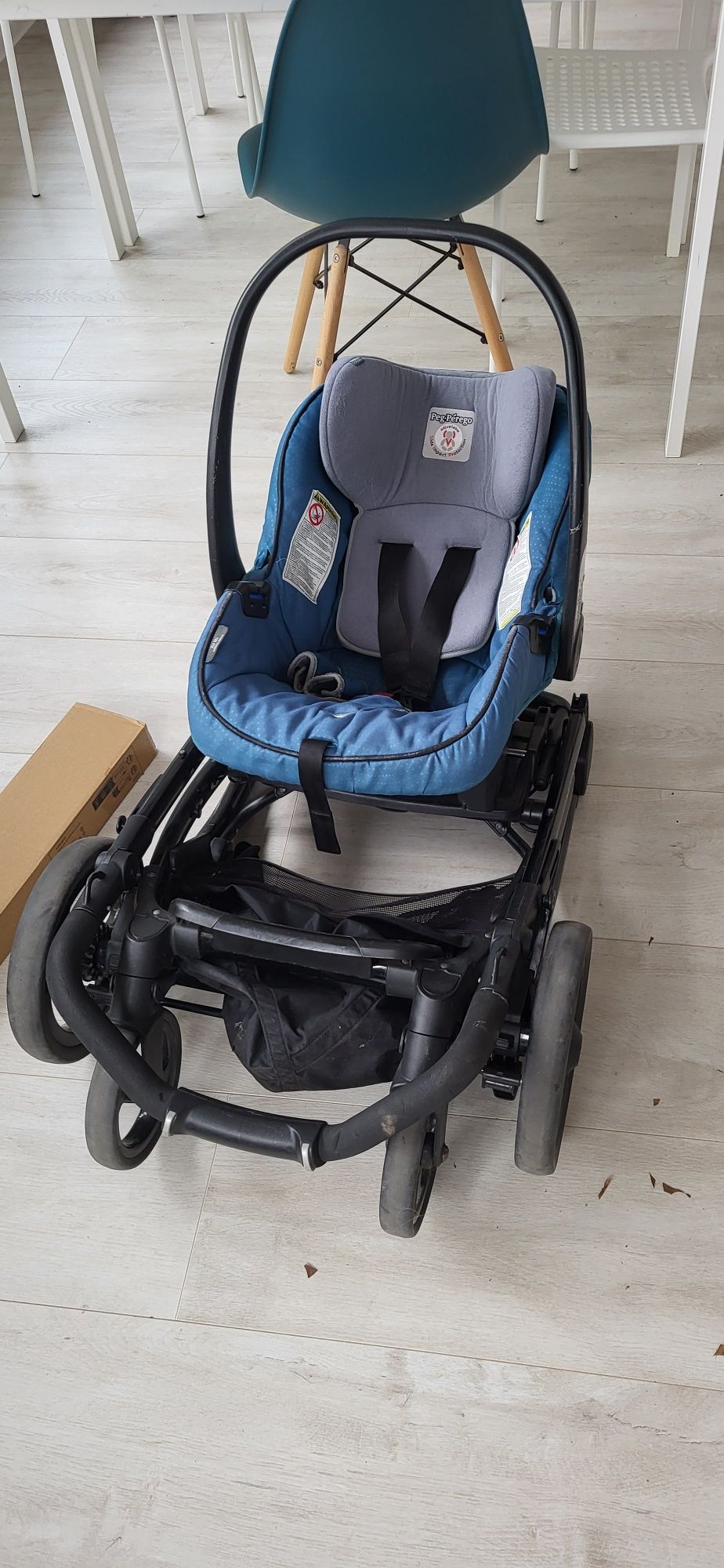 Carucior 3 in 1 Peg Perego Scoica, Landou, Scaun Sport