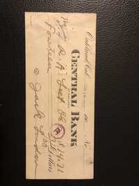 Американски чек от 1906