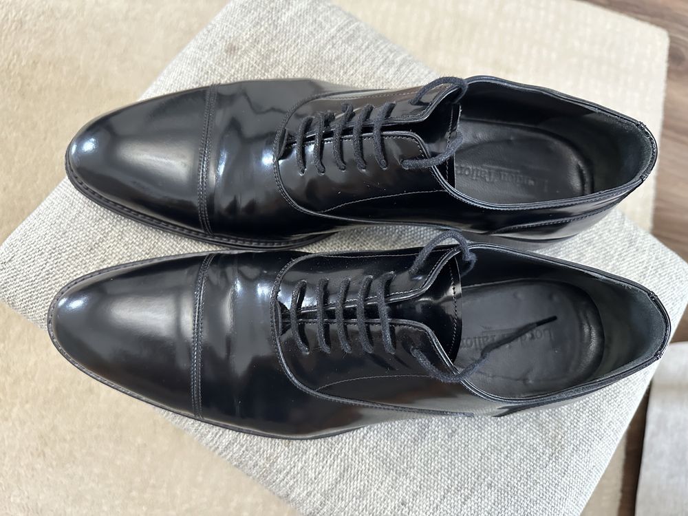 Pantofi ceremonie semi-lac model Oxford London Tailors
