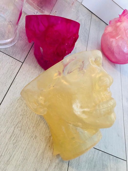 Super aet medical 3D organe craniu in cutii acryl plexiglasss