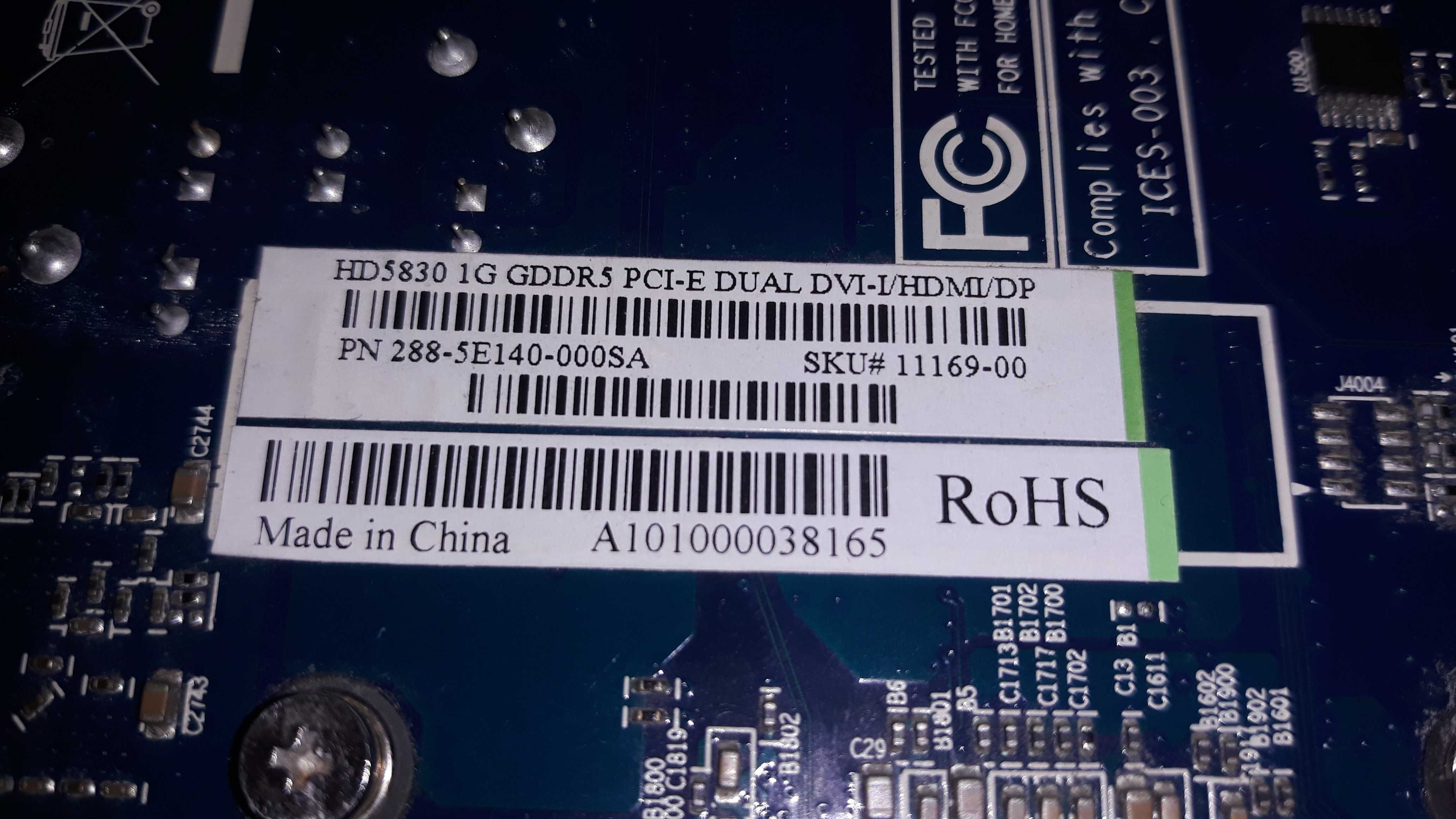 Sapphire Radeon HD 5830 + Kit Memorie (2 X 4GB) DDR3 HyperX Beast