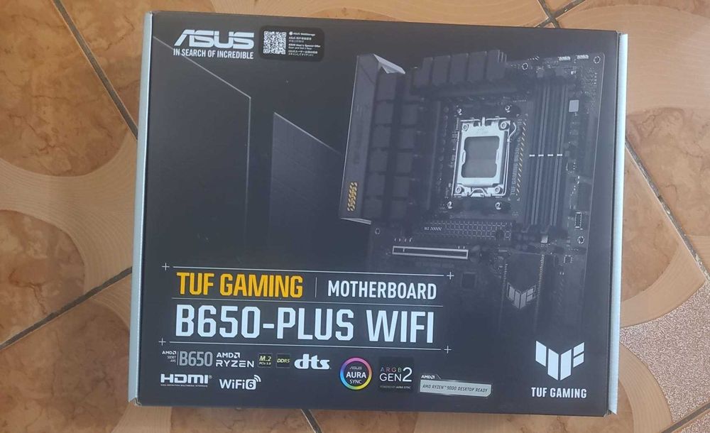 Kit Ryzen 7 8700F + ASUS TUF Gaming B650-PLUS WIFI ,nou