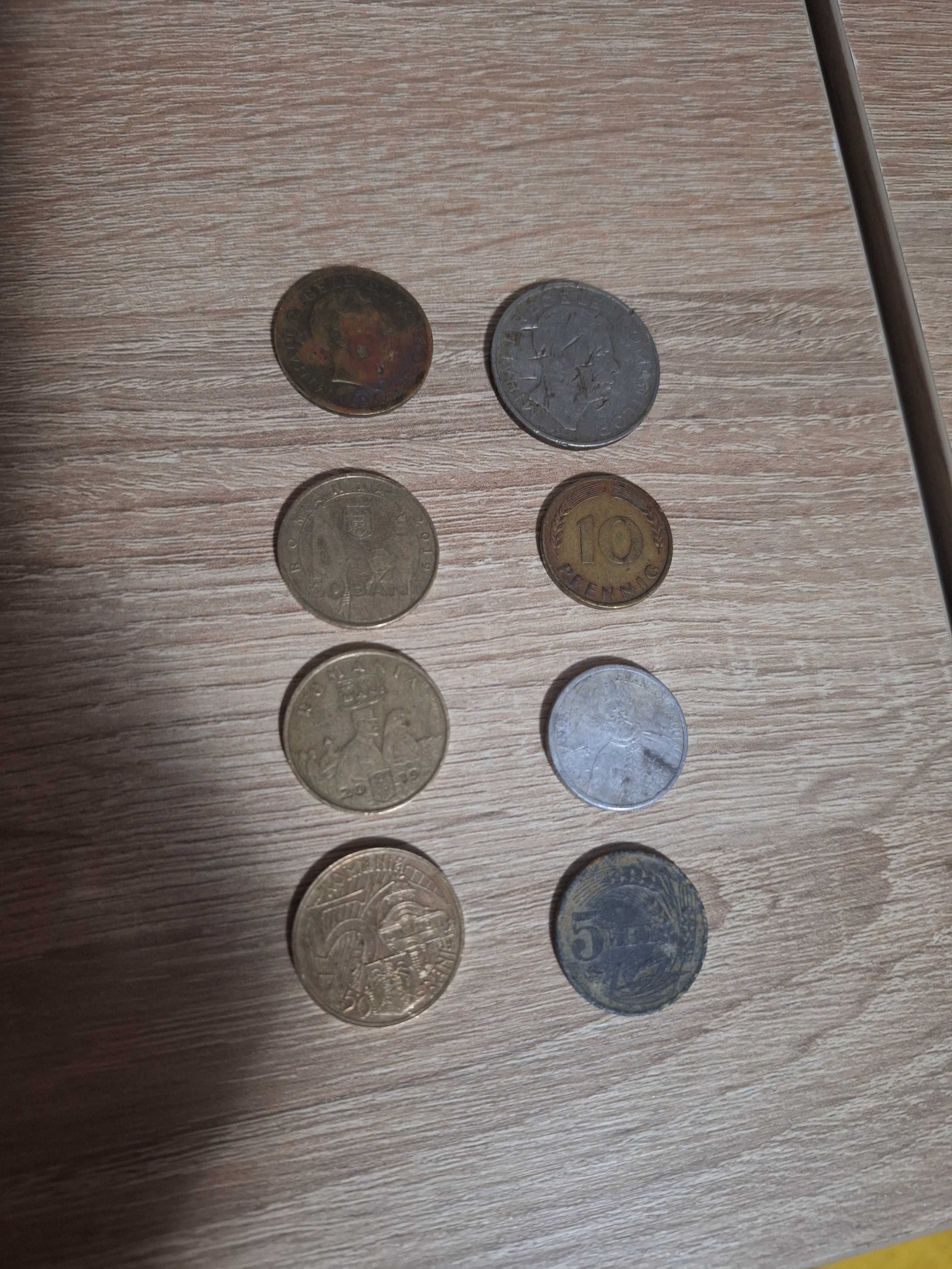 Monede colecție 8 bucați
