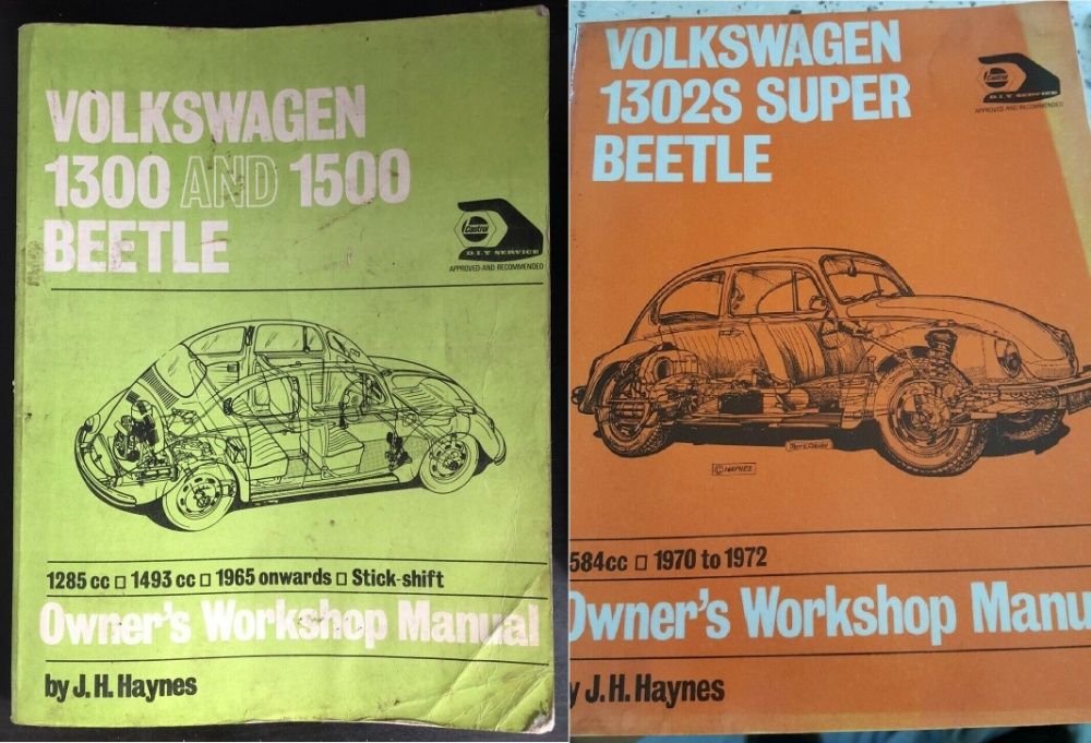 Manual auto Haynes VW Transporter 1968-90, Autobooks Beetle 1954-2000