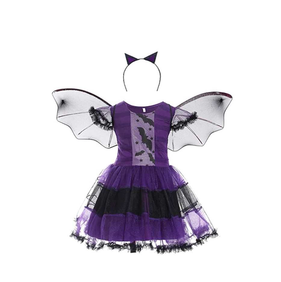 Rochie rochita Vampirina cu aripi 6 ani