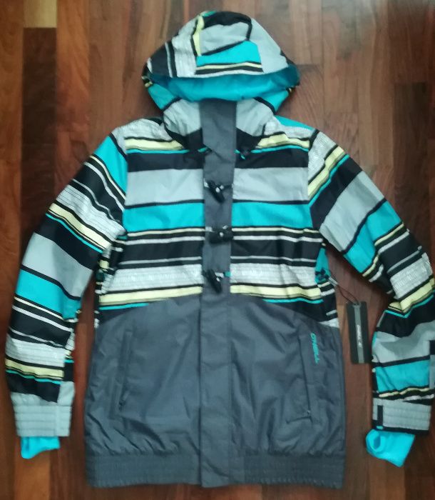 Дамско яке за ски/сноуборд ONEILL,размер:XS,8K,ново,цветно,Oneill