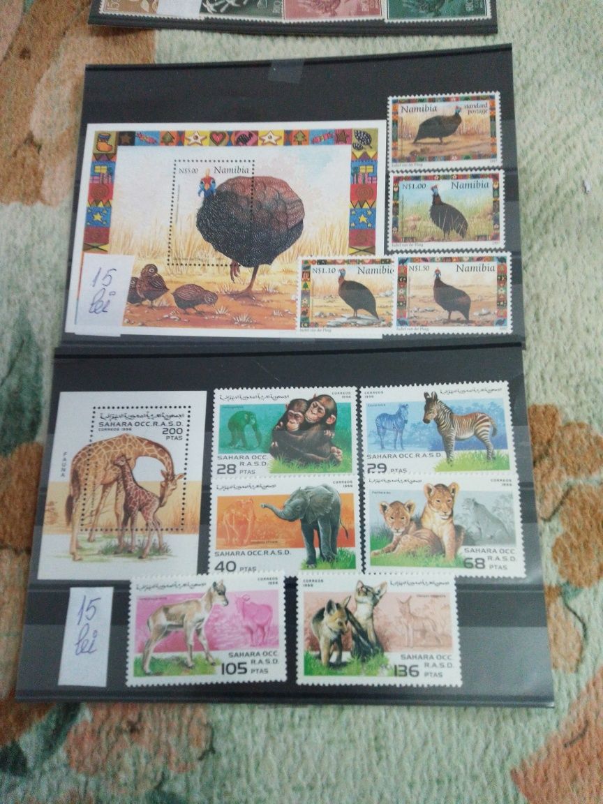 Vând două serii timbre Africa mnh