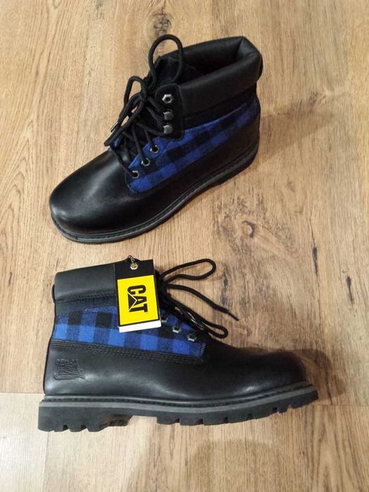 Bocanci barbat CAT Caterpillar originali noi piele 42