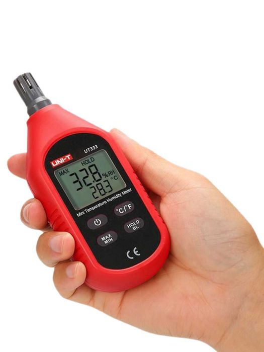 Измеритель влажности и температуры. Диапазон 0–100%RH, -10+60С