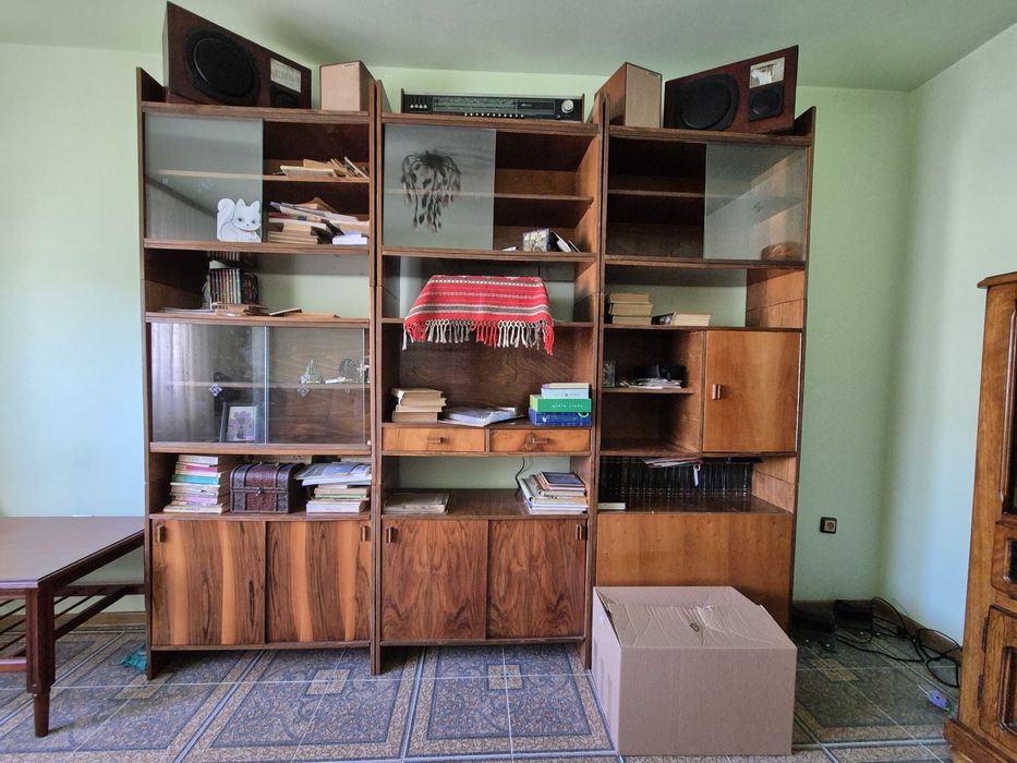 Biblioteca lemn masiv