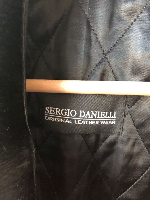 Продавам мъжко дълго кожено яке / манто, размер XXL