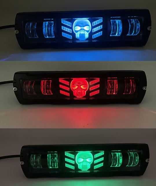 LED прожектор ЧЕРЕП за коли мотоциклет SUV