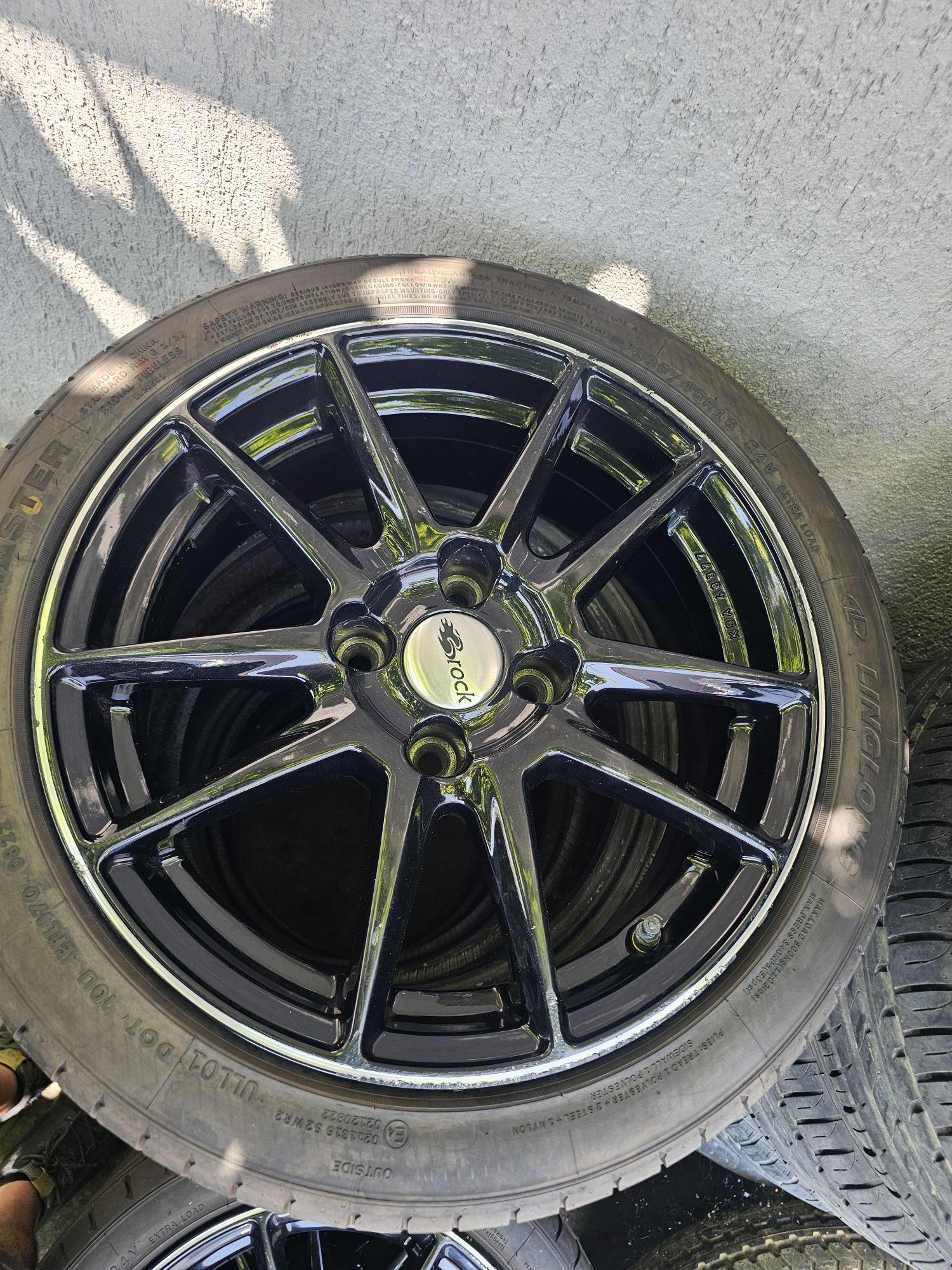 Джанти с гуми  Brock  R16 6.5J 4x108 гуми 195 45 16