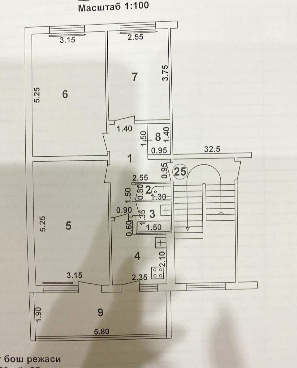 Yunusobod 15 mavze 3/5/5 (72²) sotiladi ipoteka ga xam metro turkiston