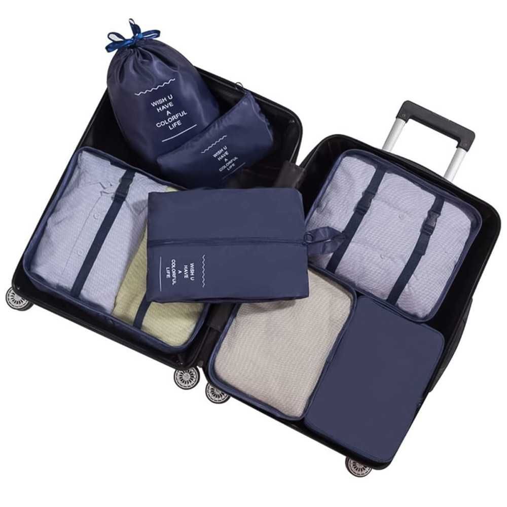 Органайзери за багаж - Комплект от 8 броя, органайзери за куфар