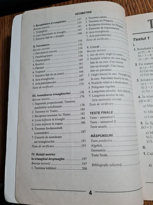 Matematica clasa VII-7
