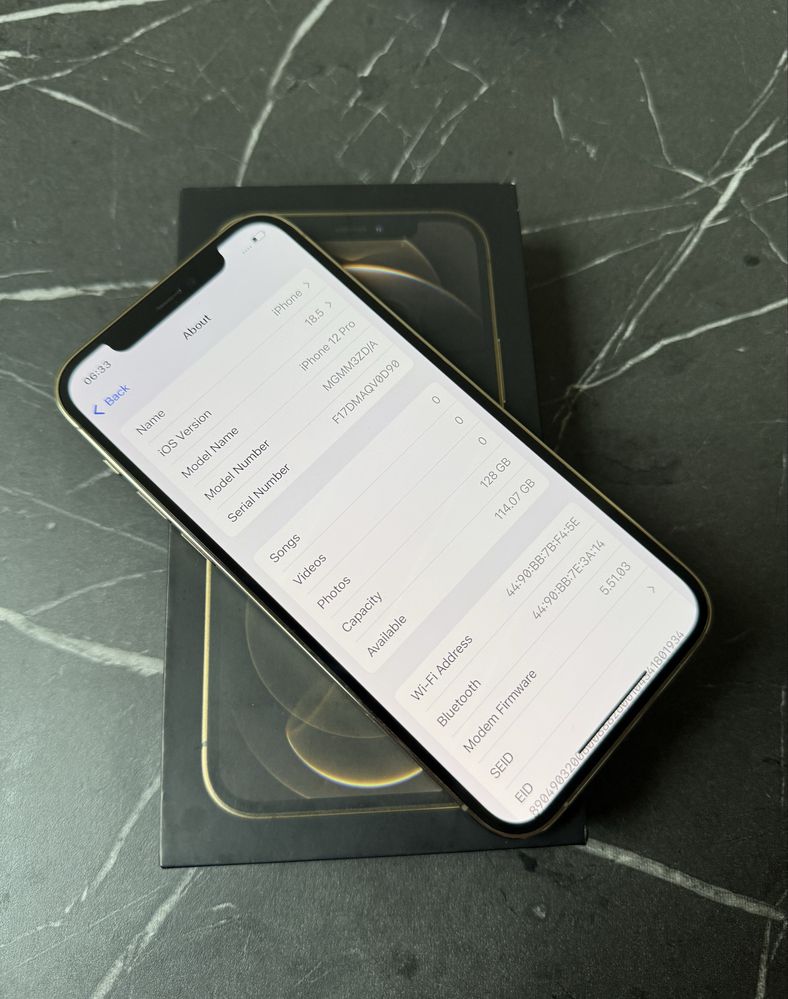 IPhone 12 Pro 128GB Gold 93% Батерия