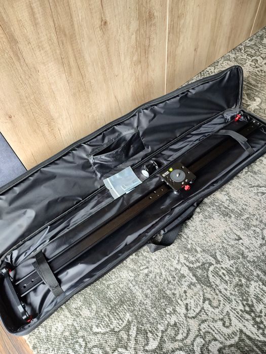 Slider Foto Dolly 100 CM NOU cu cap trepied si husa tot noua, aluminiu