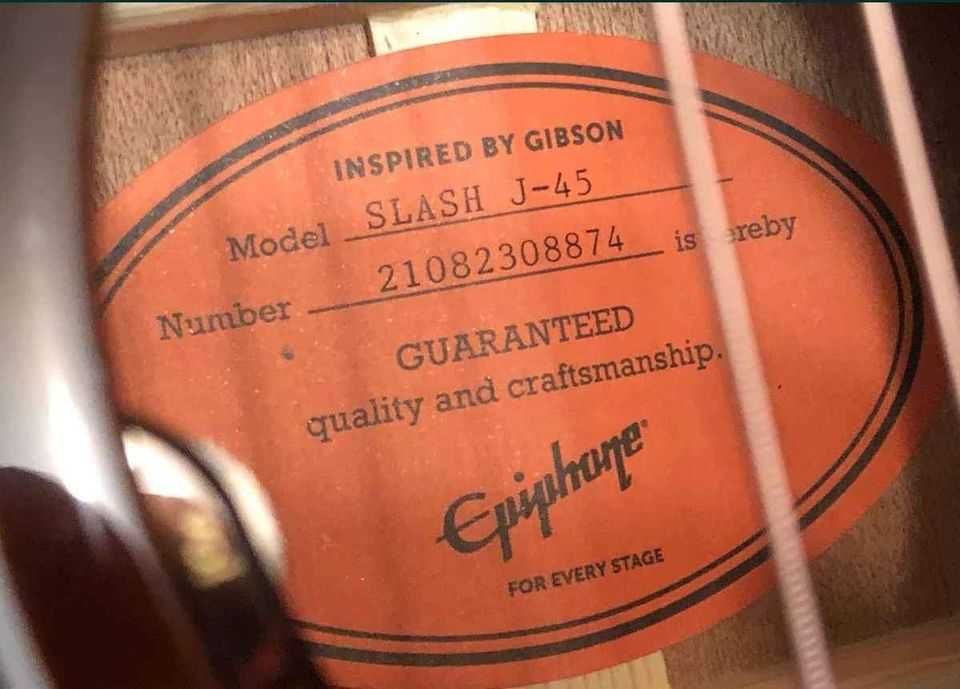 Chitara all solid Epiphone Slash J45