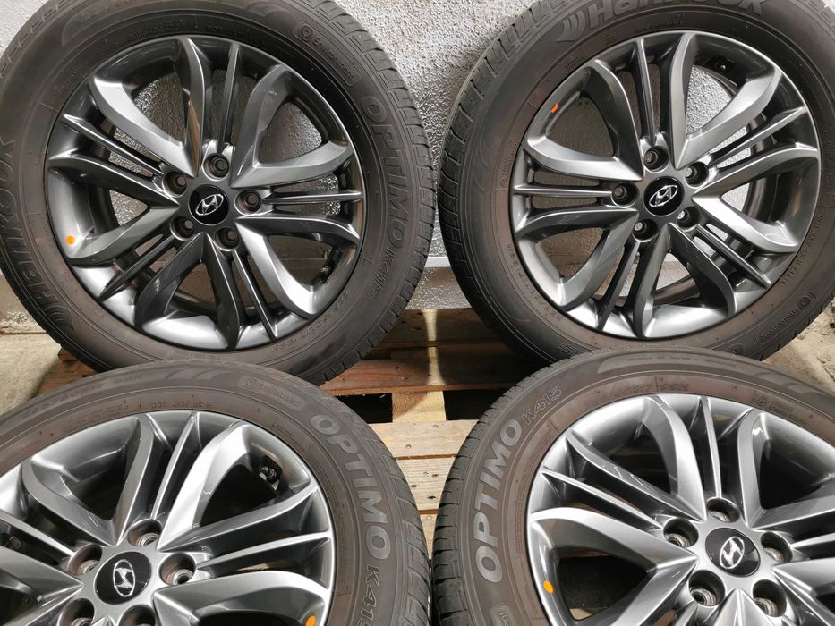 Jante Originale Hyundai IX35 / Tucson R 17 cu anvelope de vara