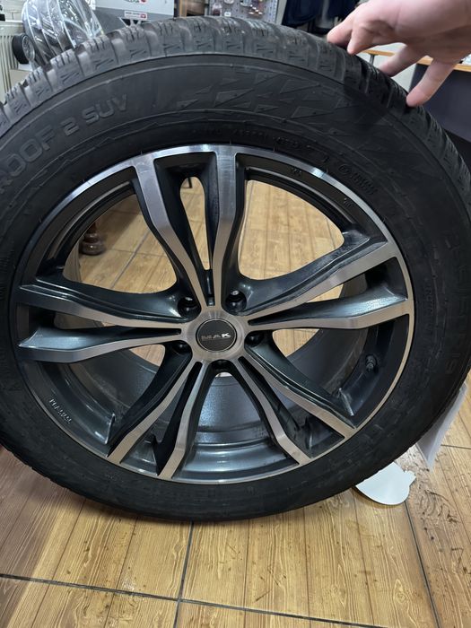 Set complet roti iarna 19” Nokian Snowproof 265/50 Jante Mak 9Jx19