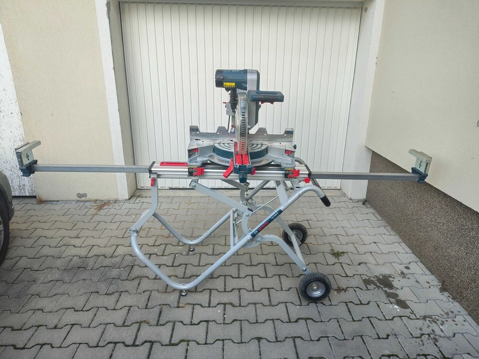 Fierastrau stationar Bosch GCM 12 GDL cu stand Bosch GTA 2500W