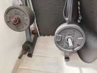 Set gantere și bară Bodybuilding 50kg Corength