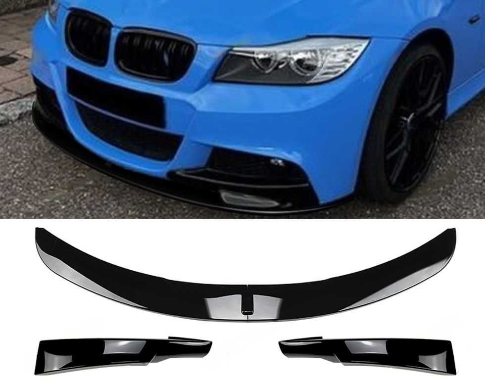 Prelungire Lip Complet Cu Splitere Bara Fata M BMW E90 Facelift 2009+