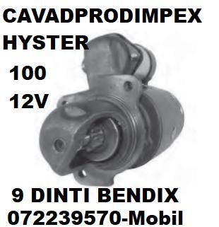 Electromotor pentru stivuitor HYSTER cu 9 dinti la bendix