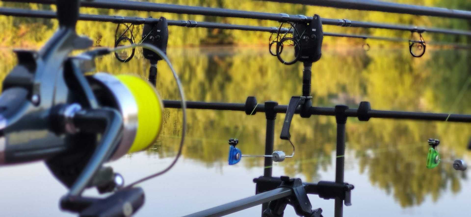 Set Complet Pescuit Crap (Lansete,Mulinete,Rod Pod, Avertizori,Husa)