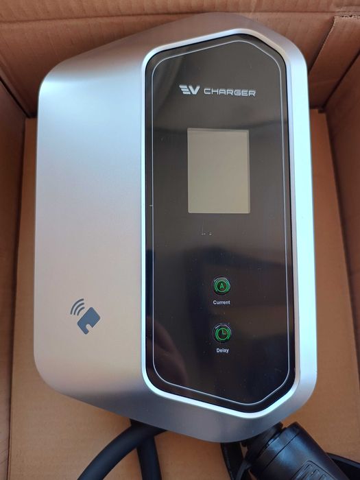 Зарядна Станция за Електромобил с WiFi, 7 kW, Тип 2, за Стенен Монтаж