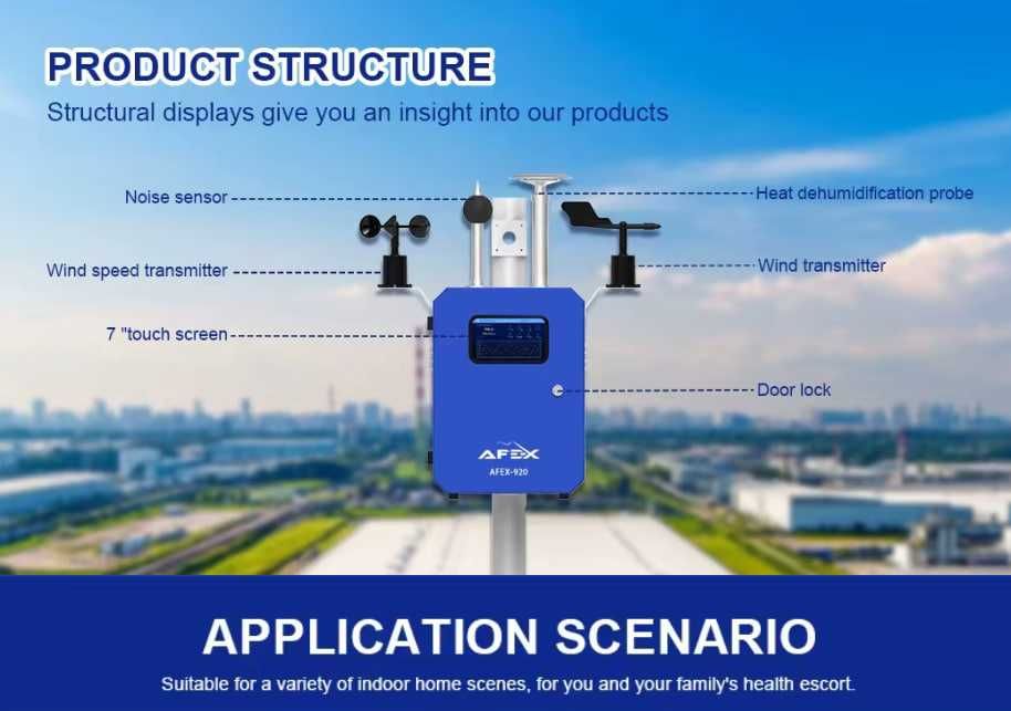 AFEX-920 Havo sifati monitoringi qurilmasi (dasturiy ta'minoti bilan)