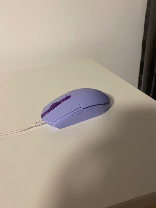 Logitech g102 фиолетового цвета