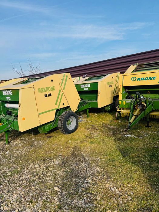 Presa balotiera Krone KR 125 apa plasa tocator 130 pickup 2m an 2015