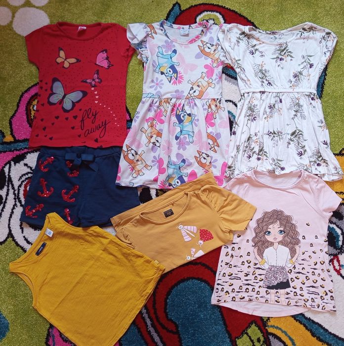 Летни дрехи за момиче 3-4 години (с ръст 98-104 см.)