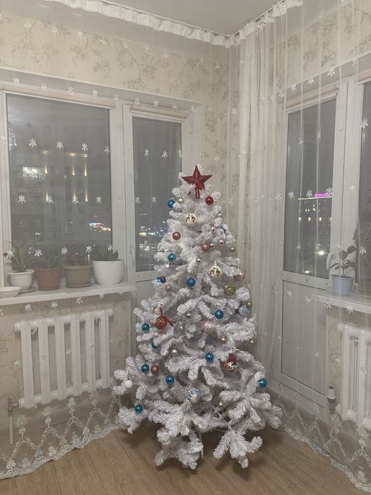 Белая елка 180 см