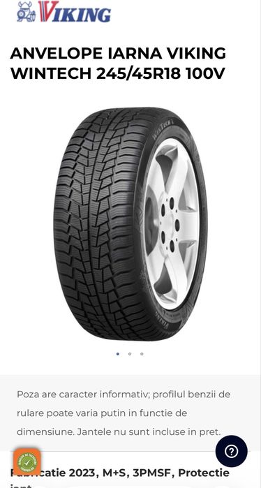 Vand anvelope Viking Wintech 245/45/18 XL