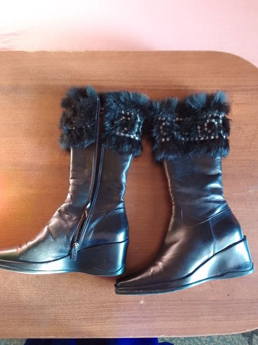 Сапоги зимние натуральная кожа