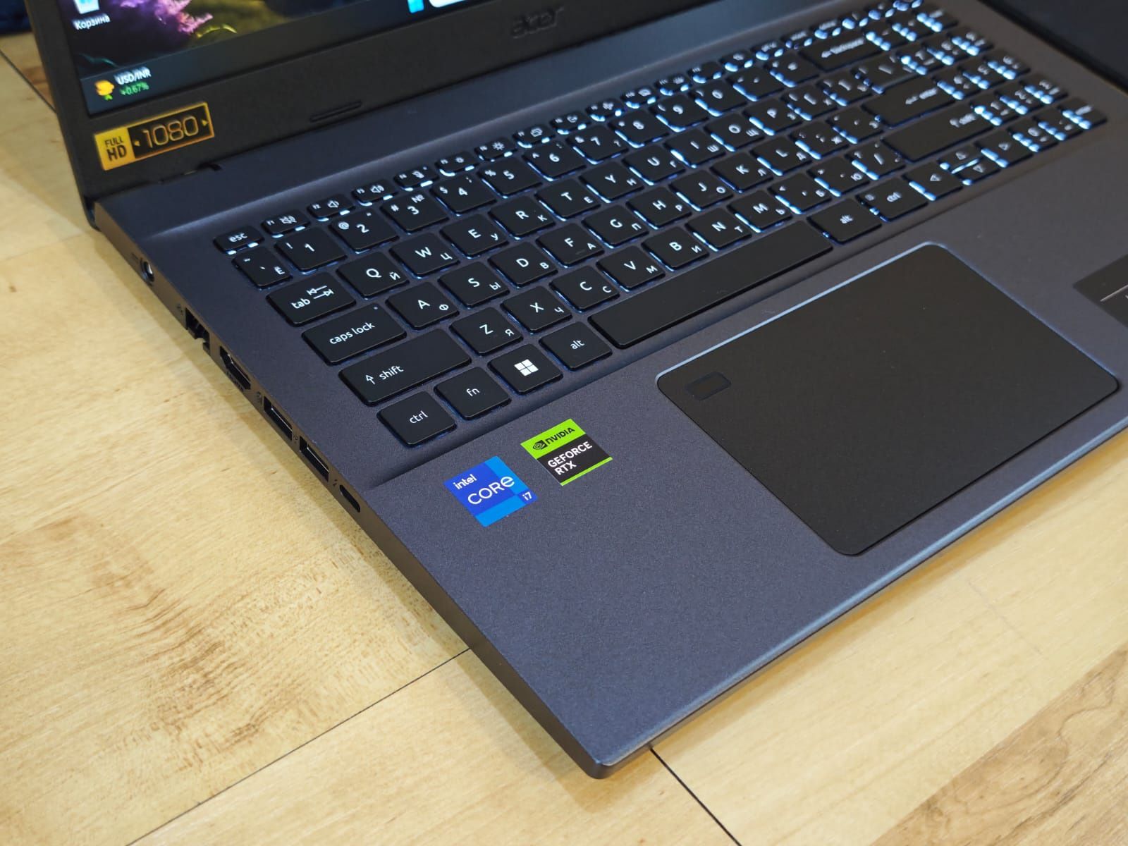 x16 ядер Core i7 -12 го SSD 1024GB Acer мощный ноутбук Игровой Алматы