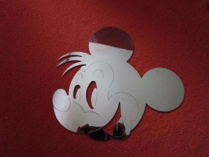 cadou inedit -inox, arta metalica -Minnie & Mickey Mouse-laser cut
