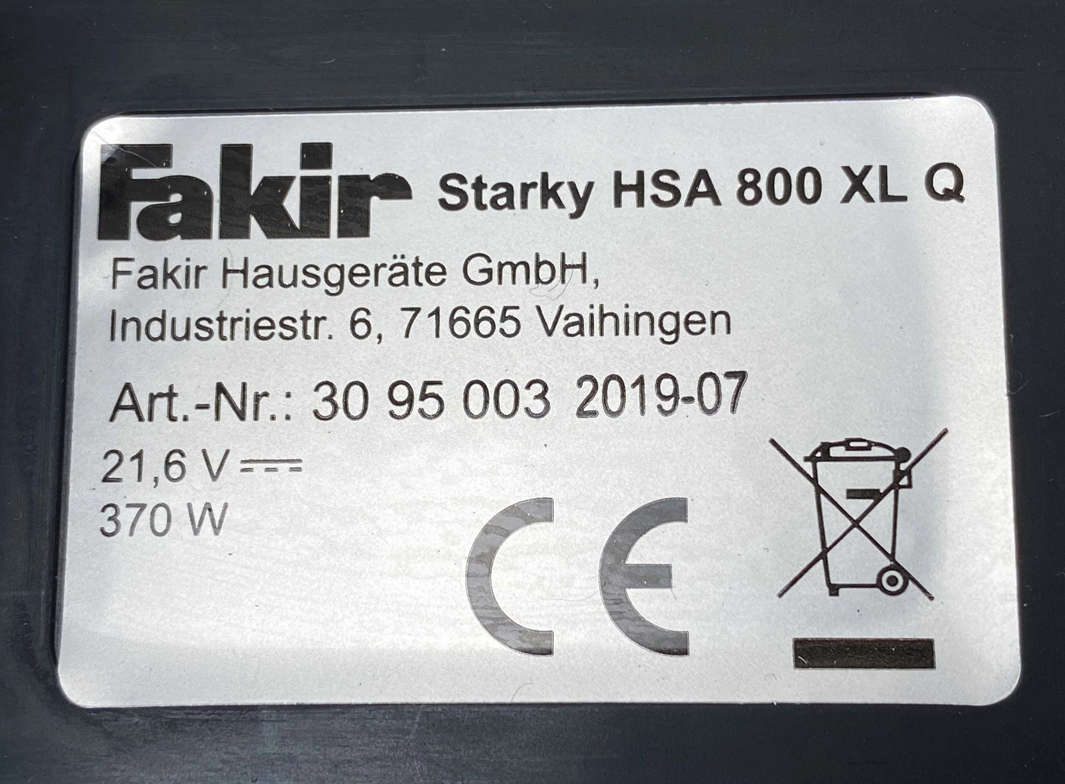 FAKiR 2в1 Starky HSA 800XL Q - Вертикална прахосмукачка