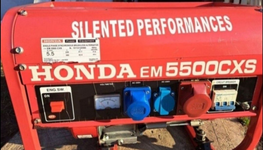 Generator curent Honda 5.5kw  220V/380V  Made Japan