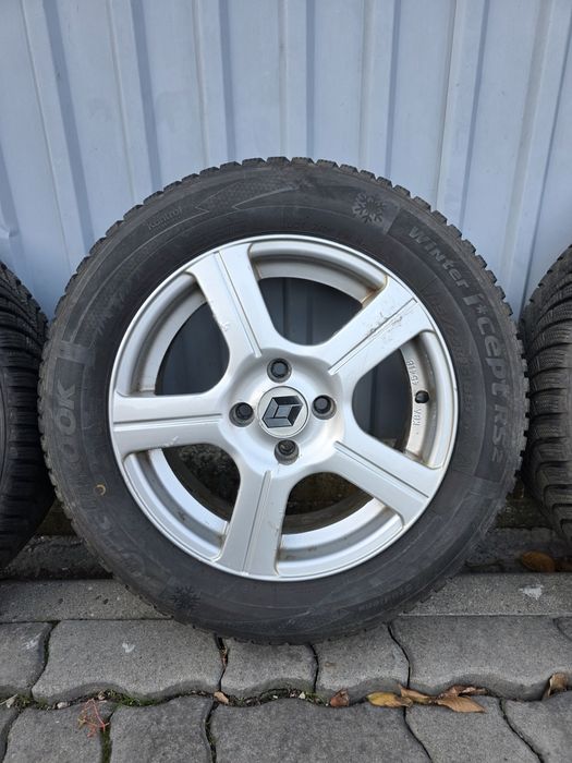 Roti aliaj Renault-Dacia 4x100 - Hankook 185 65 15 iarna